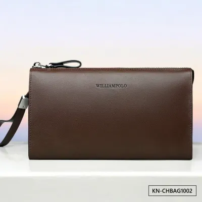 Executive Brown Clutch Bag